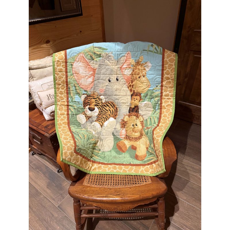 Jungle Babies Baby Quilt