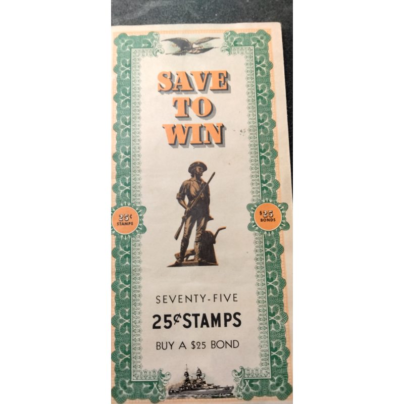 World War II War Stamp Album — Like New — Mineola, TX