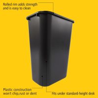 Rubbermaid Commercial Wastebasket Trash Container — photo 3